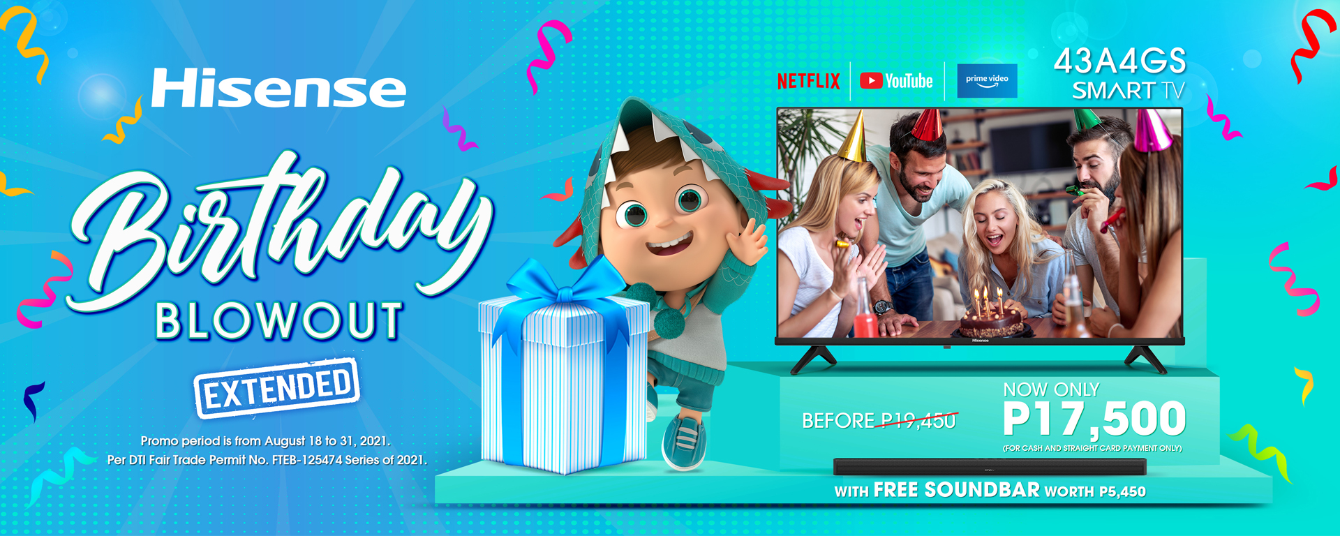 HISENSE BIRTHDAY BLOWOUT